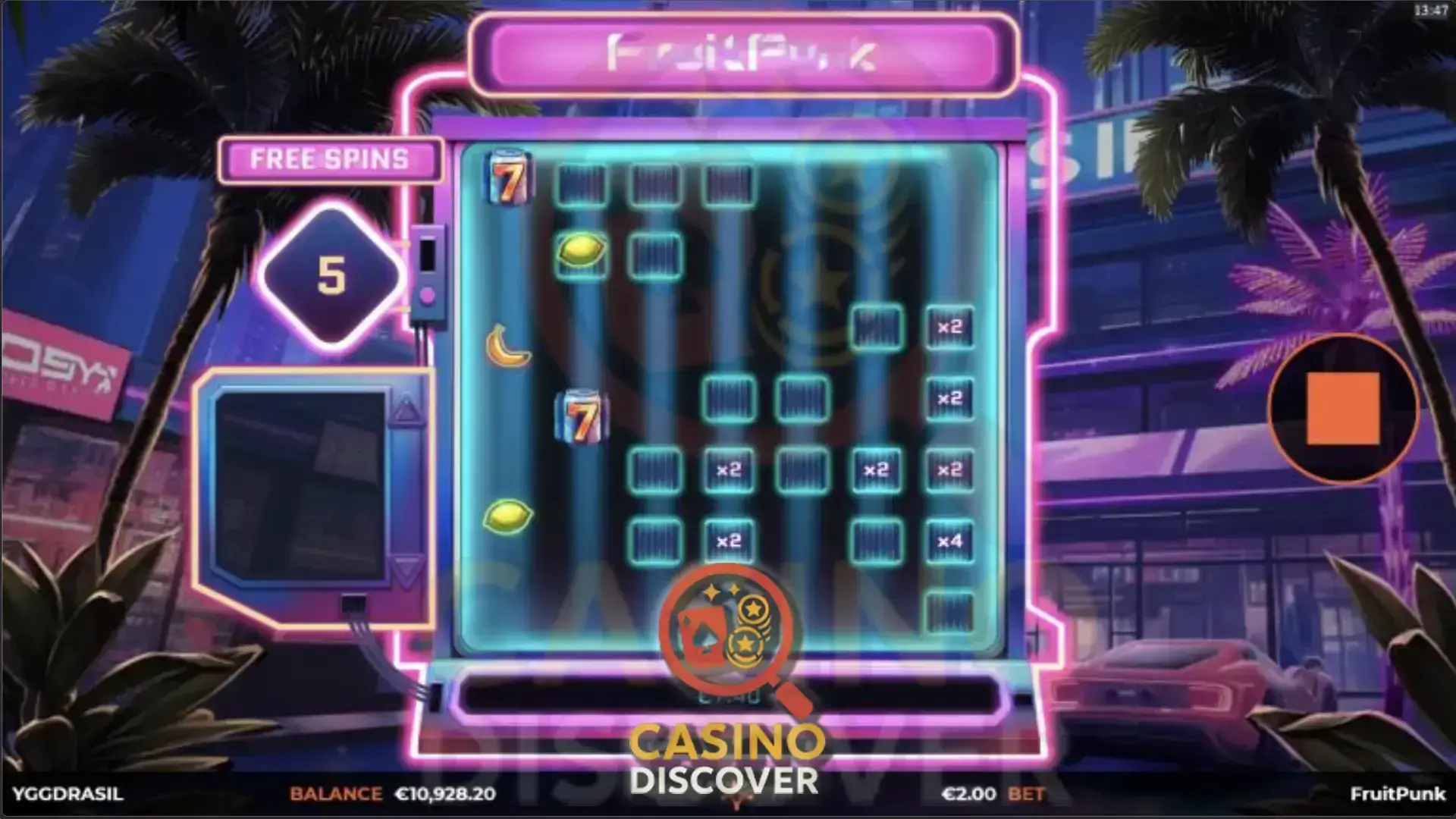 FruitPunk by Yggdrasil Free Spins