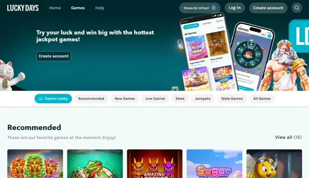 Lucky Days Casino Review